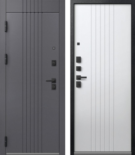 Центурион LUX-12 Антрацит муар+МДФ Кашемир графит-Кашемир белый